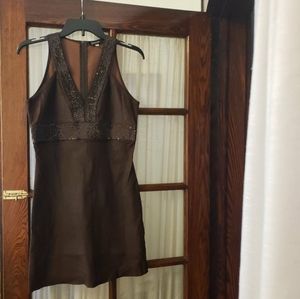 Jitrois stretch lamb napa leather dress